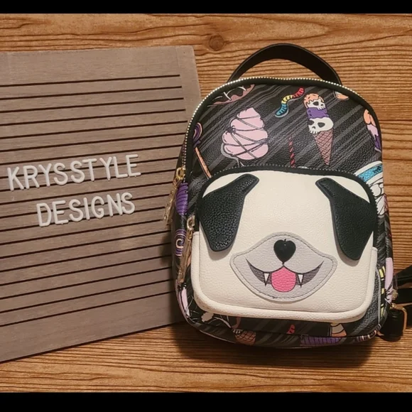 betsey johnson mini jelly backpack Betsey Johnson Vampire Dog Halloween Mini Backpack Candy